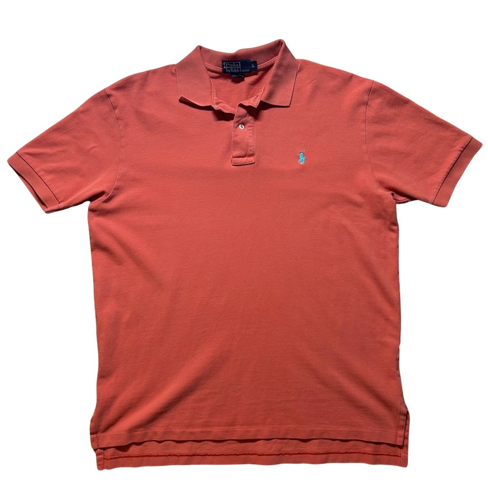 Ralph Lauren Orange Polo Shirt Classic Style